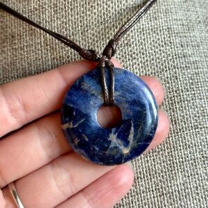 Sodalite Donut Choker